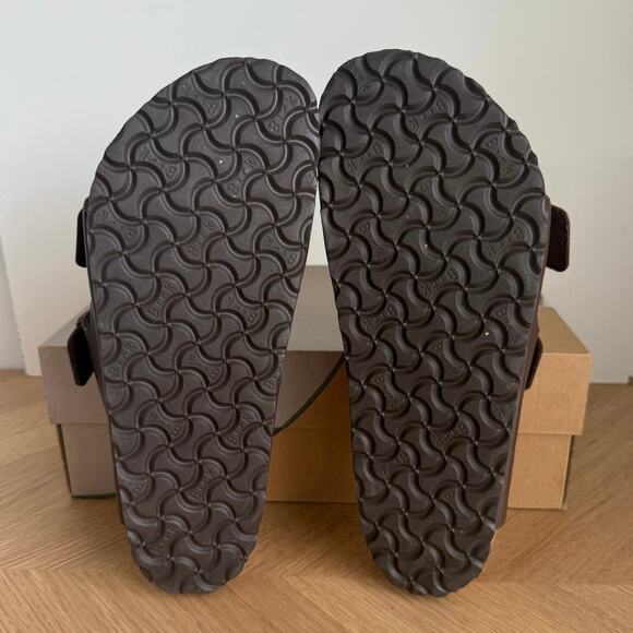Birkenstock Arizona Brown Slip On Sandal Slipper - SZ Men 8- Women 10 - Picture 8 of 9